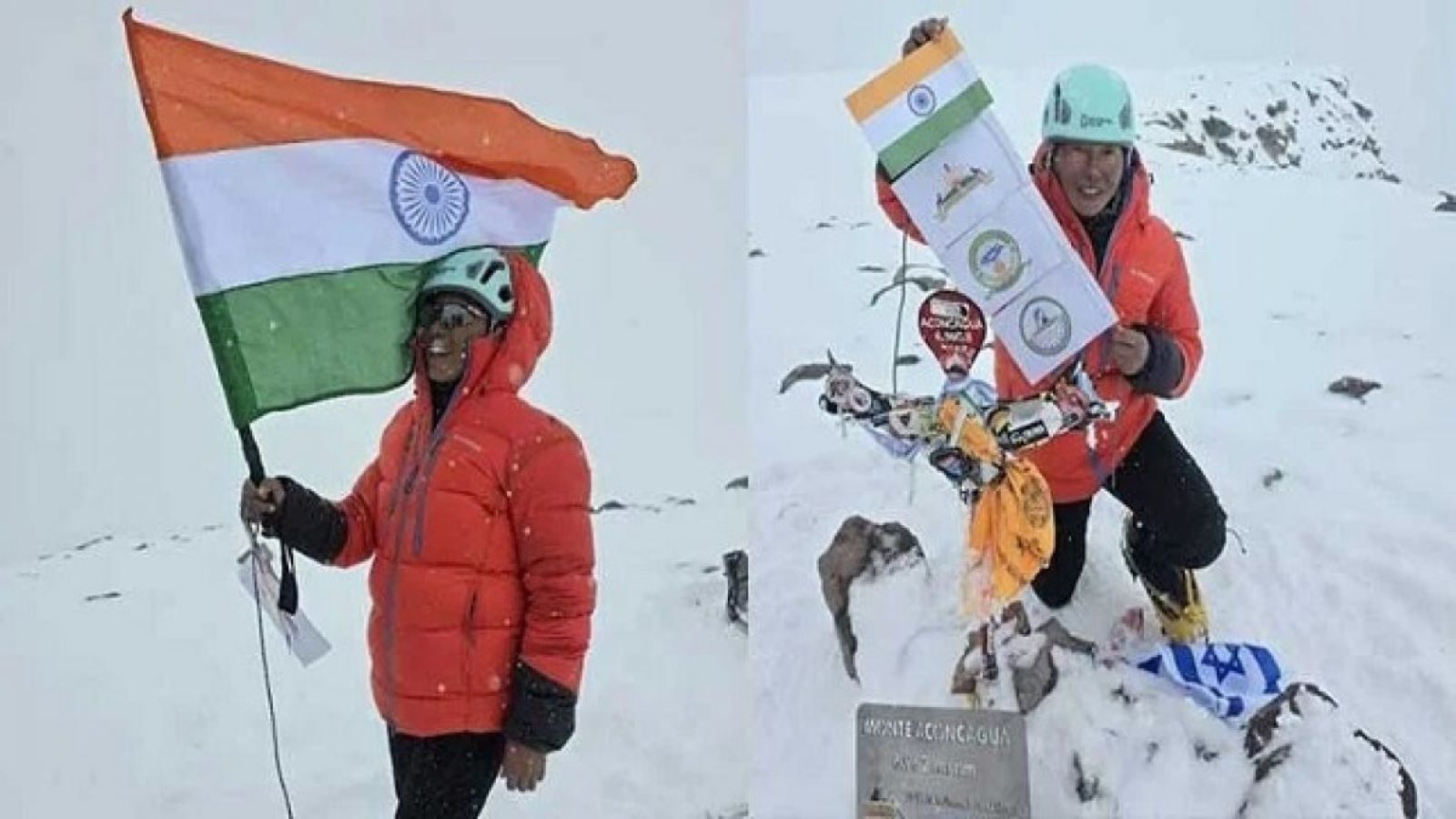 Indian mountaineer Kabak Yano successfully summited Mount Aconcagua in Argentina